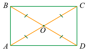 диагонали прямоугольника